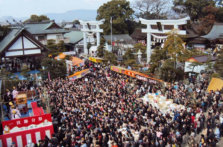 【高松】田村神社の「節分祭」で招福祈願！豆まきにうどん販売、お笑いライブも♪
